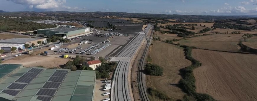 COMSA & CALAF Constructora complete new Calaf freight rail terminal
