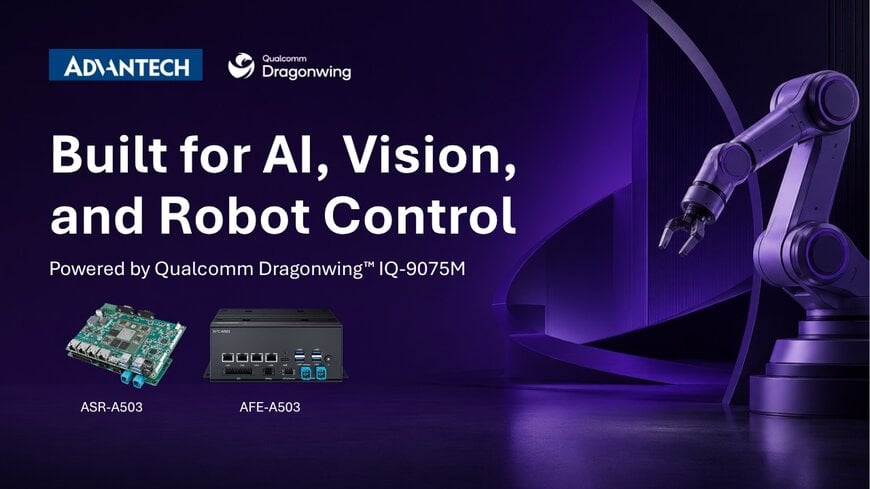 Advantech Launches Unified Robot Controllers Powered by Qualcomm Dragonwing