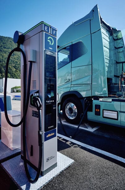 High-Power EV Charging Infrastructure for Commercial Electric Trucks
