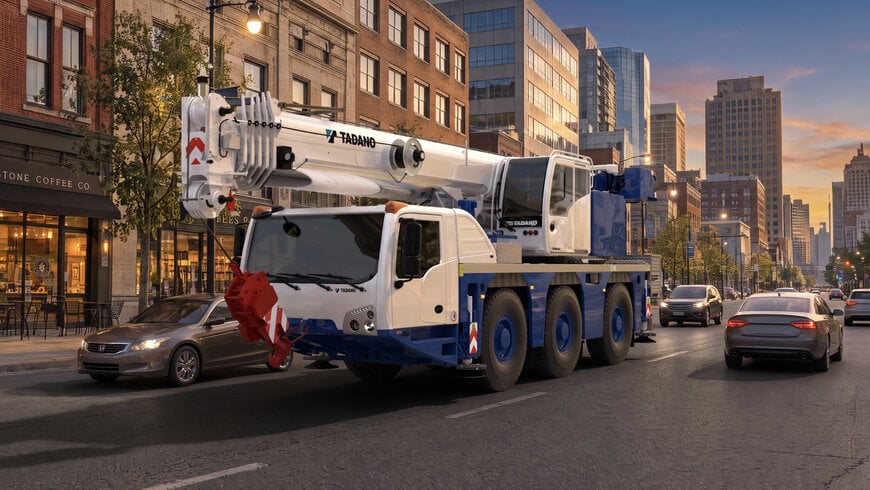 60-Tonne All-Terrain Taxi Crane For Confined Spaces