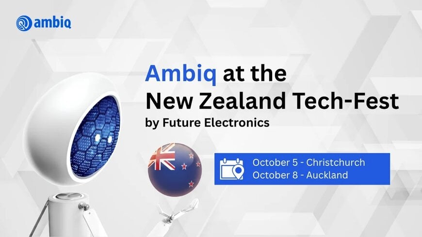 Ambiq、NZ Tech-Fest 2026に出展