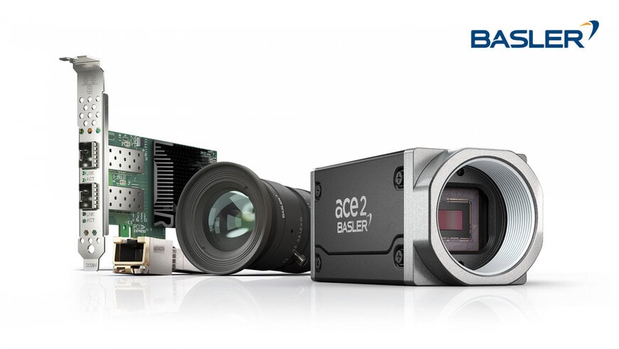 Basler 推出全新輕巧型 10GigE 工業相機系統