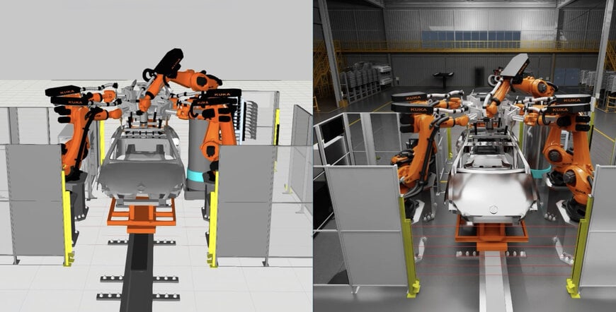 Simulación 3D y gemelos digitales en fabricación industrial