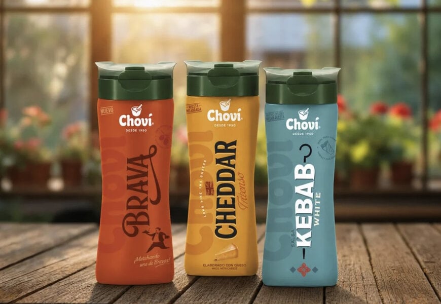 Cierre flip top personalizado para salsas Choví
