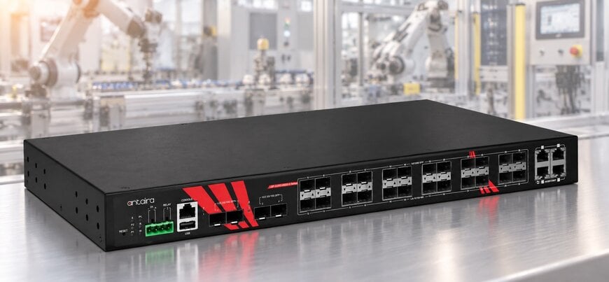 Layer 3 Fiber Switch Consolidates Industrial Network Distribution