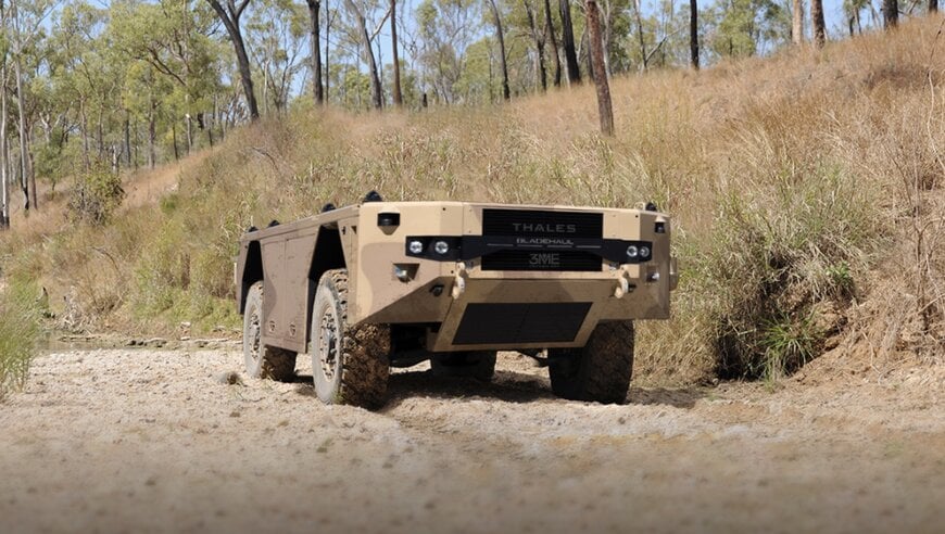 Véhicule terrestre sans équipage pour la logistique de défense autonome