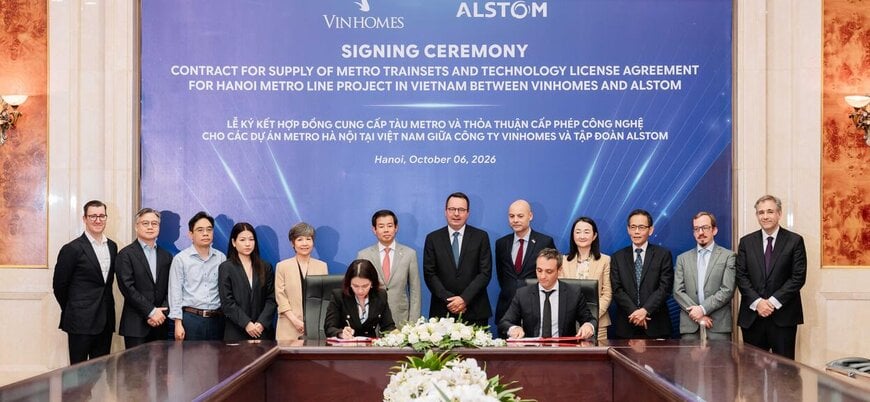 Alstom and Vingroup join forces to advance Vietnam&rsquo;s urban rail ambitions