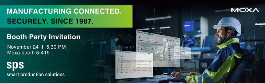 Moxa presenta soluciones para simplificar el despliegue y la operaci&oacute;n de redes OT seguras Pabell&oacute;n 5, stand 419