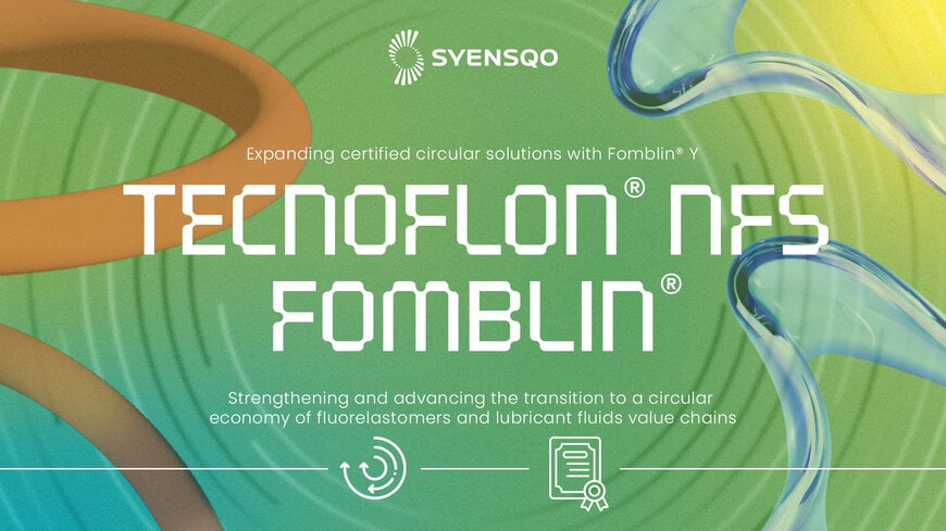 Syensqo expands circular portfolio with certified Fomblin Y