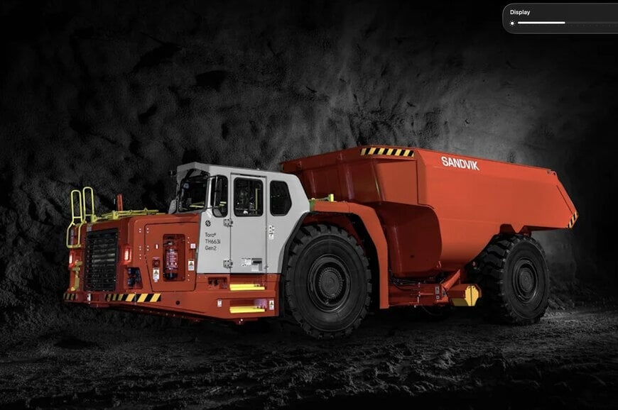 Sandvik lance le tombereau articul&eacute; souterrain Toro TH663i Gen2