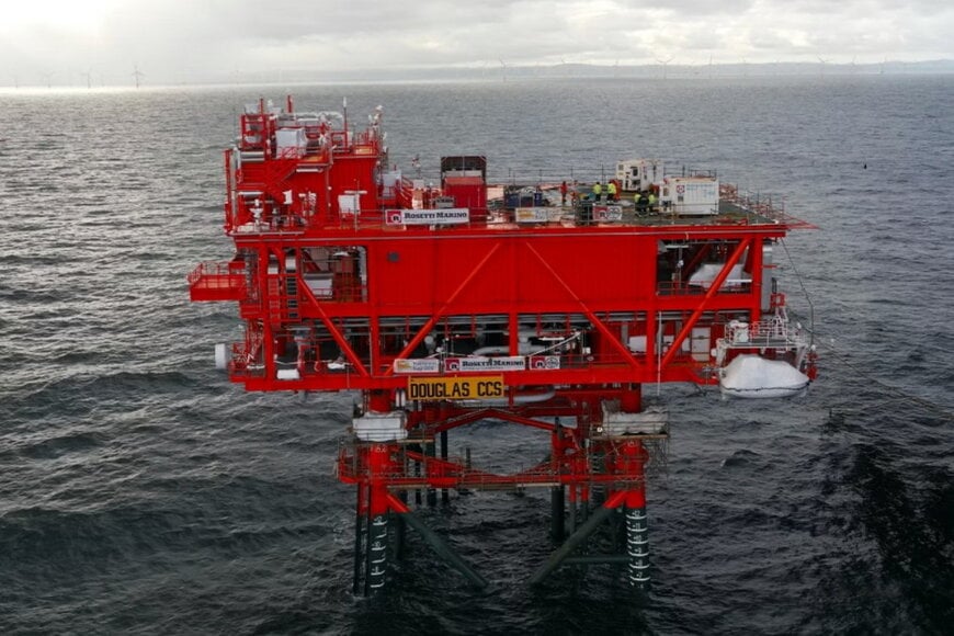Offshore Carbon Capture Storage Platform Installation
