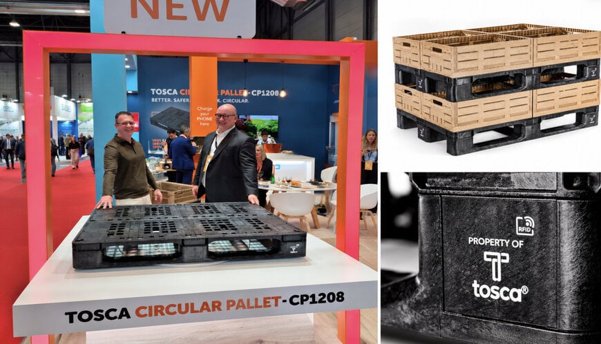 Palette circulaire Tosca au format Euro: solution logistique durable