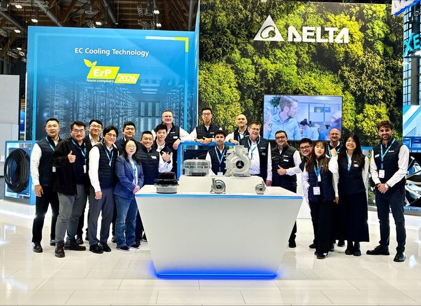 Delta Presents Next-Generation EC Motor Technology, a Broad Portfolio of EC Fans and Innovative HVDC / EC Electric Pumps at Chillventa 2026