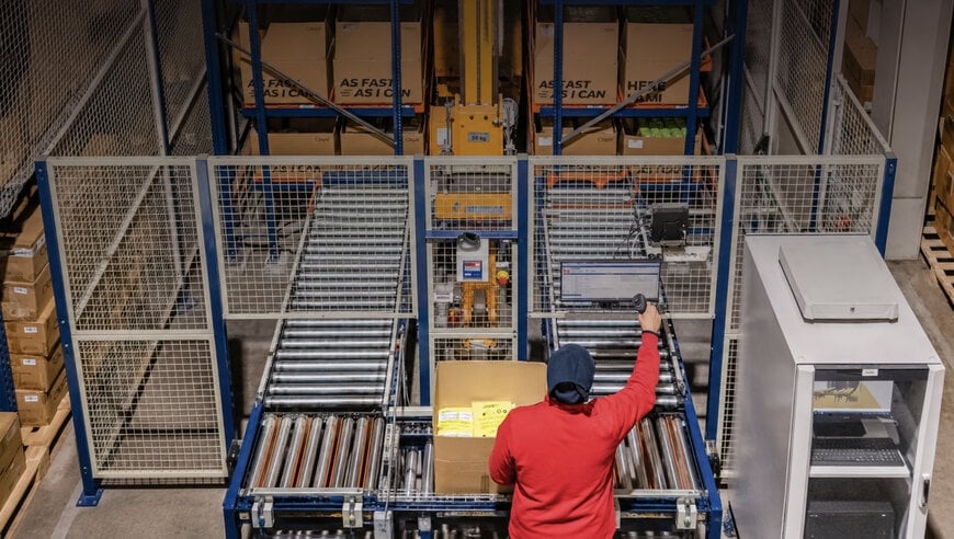 Automated Miniload System Optimizes High-Density Order Picking