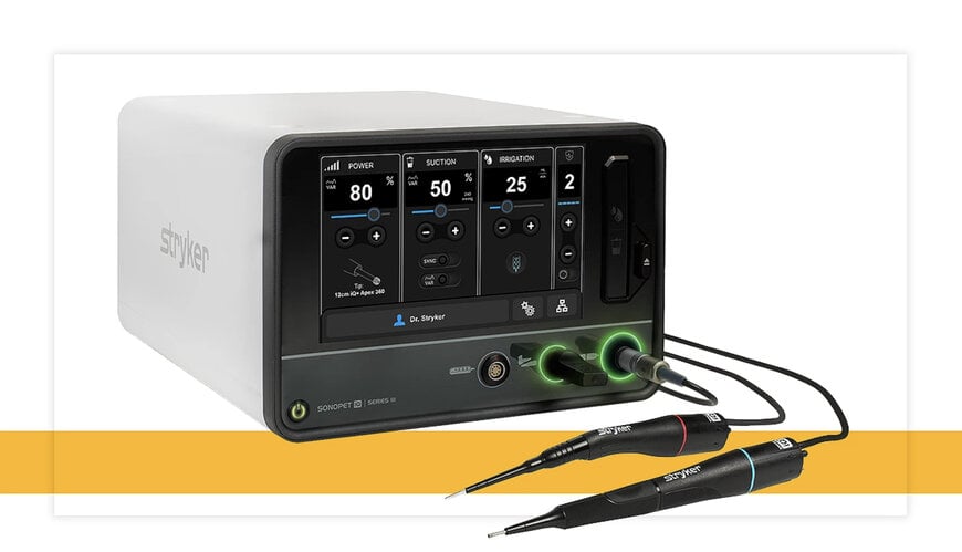 Stryker launches Sonopet 3 ultrasonic platform for precise tissue removal