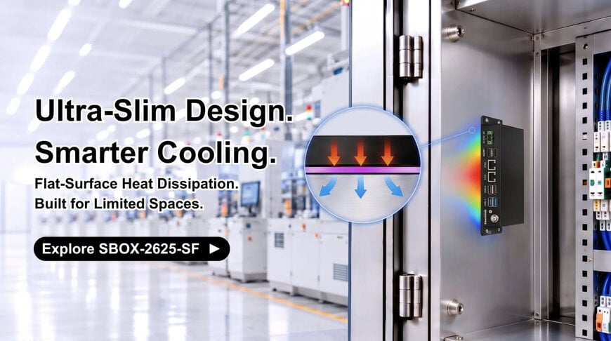 Ultra-Slim Fanless Embedded Computer for Space-Constrained Industrial Enclosures