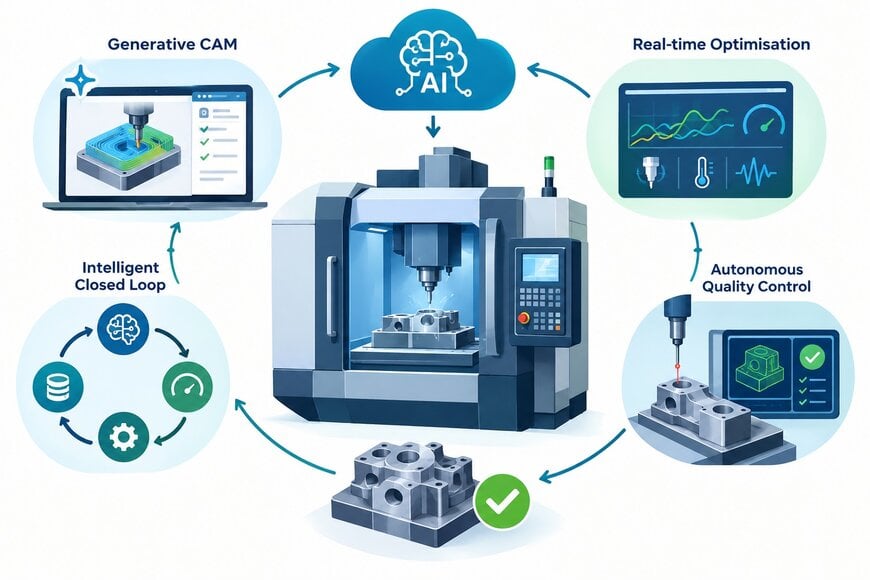 AI-Native Machining: From CNC Automation to Intelligent Manufacturing