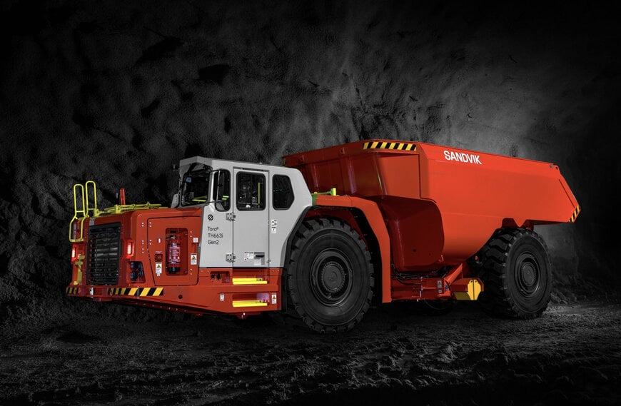 Sandvik bringt Untertage-Muldenkipper Toro TH663i Gen2 auf den Markt