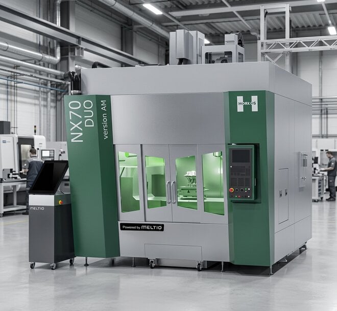 Horkos y Meltio presentan el sistema de fabricación híbrida NX70 DUO