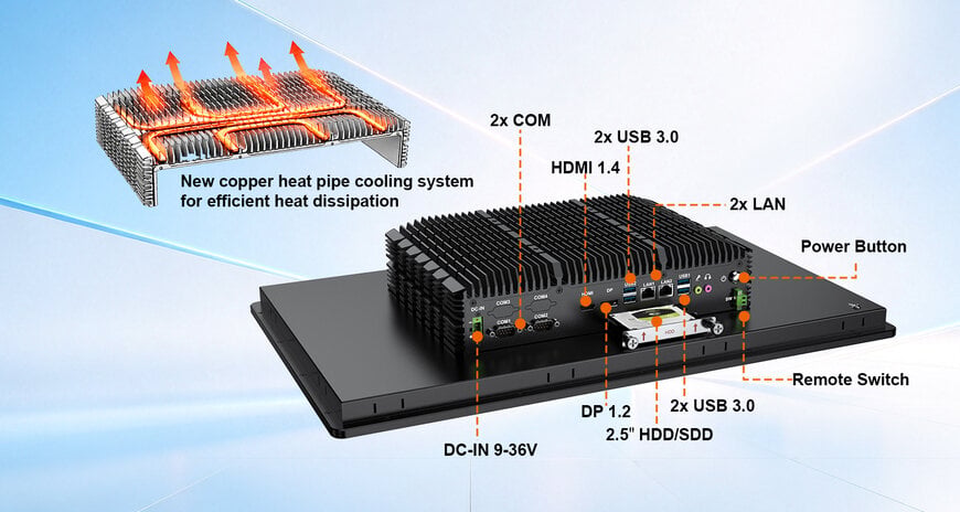 Darveen unveils 21.5-inch DPC-1210 edge AI panel PC