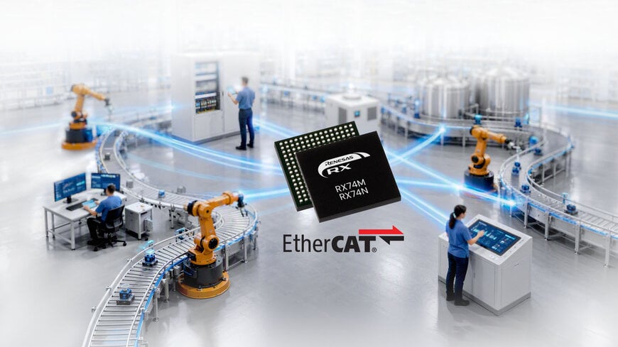 Renesas lance les microcontrôleurs industriels RX74M et RX74N