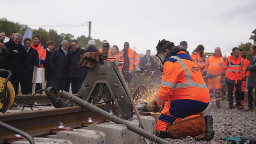 La ligne Nancy-Contrexéville poursuit sa renaissance avec la pose de nouveaux rails