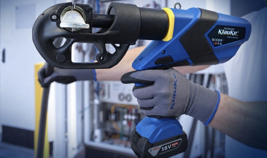 Klauke Launches EK120/42 SL Battery-Powered Hydraulic Crimping Tool