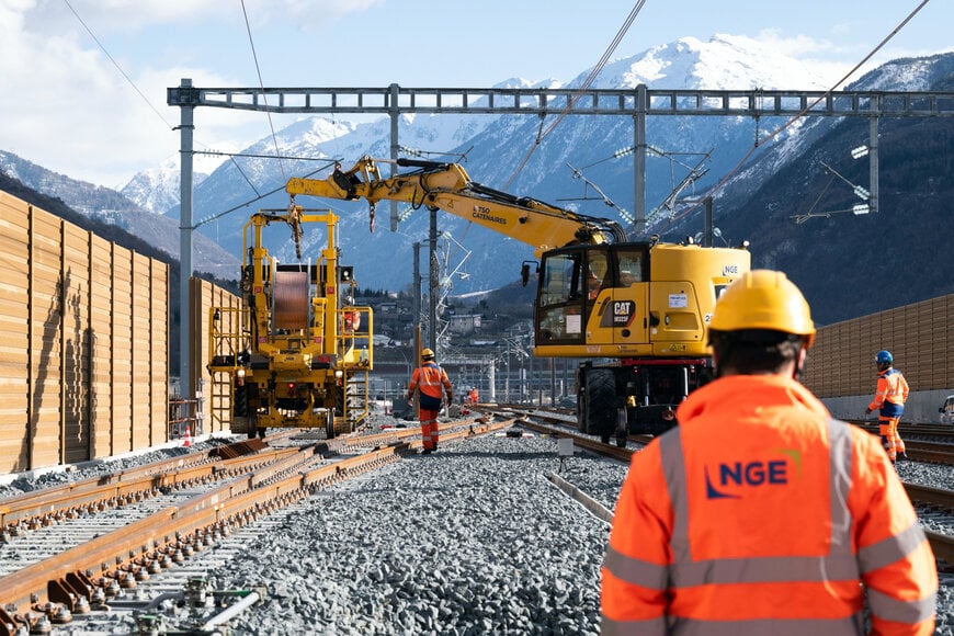 Future liaison ferroviaire Lyon-TurinNGE, via sa filiale ferroviaire TSO, c&eacute;l&egrave;bre aux c&ocirc;t&eacute;s de SNCF R&eacute;seau la mise en service de l&rsquo;interconnexion ferroviaire de Saint-Jean-de-Maurienne