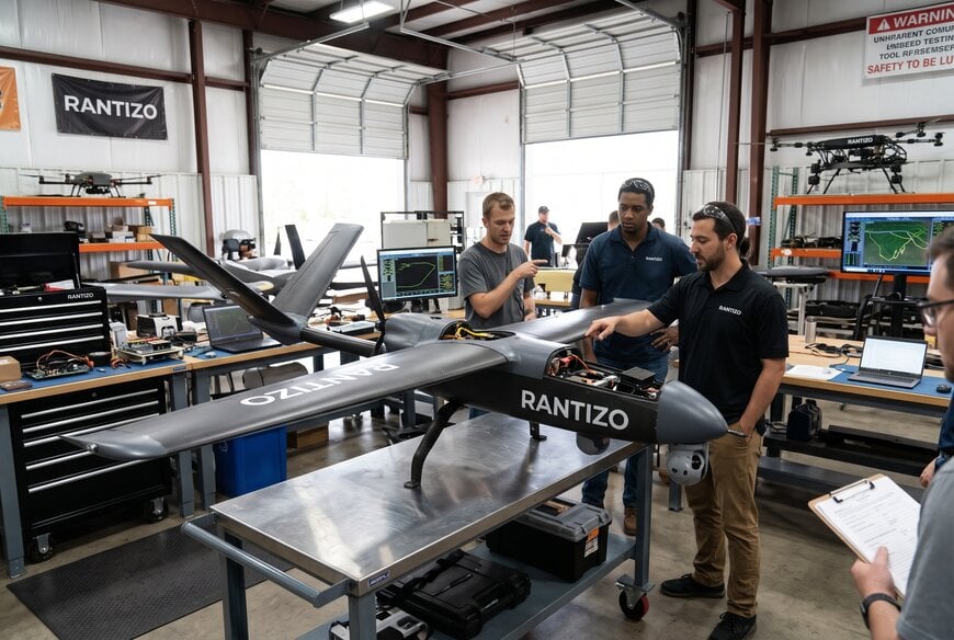 Rantizo Introduces Advanced Long Range Fixed Wing Aerial Surveillance Drone