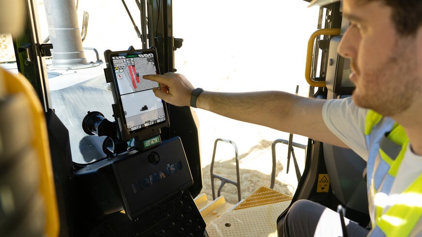 Komatsu extends 3D Machine Guidance Flex to non-excavators