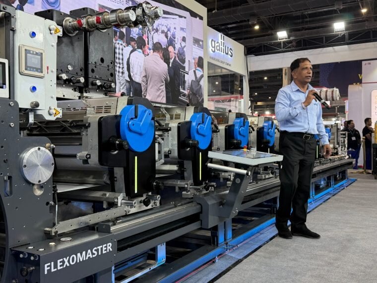 Gallus unveils Flexomaster label press at LOUPE India 2026